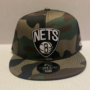 Brooklyn Nets Camo SnapBack Cap